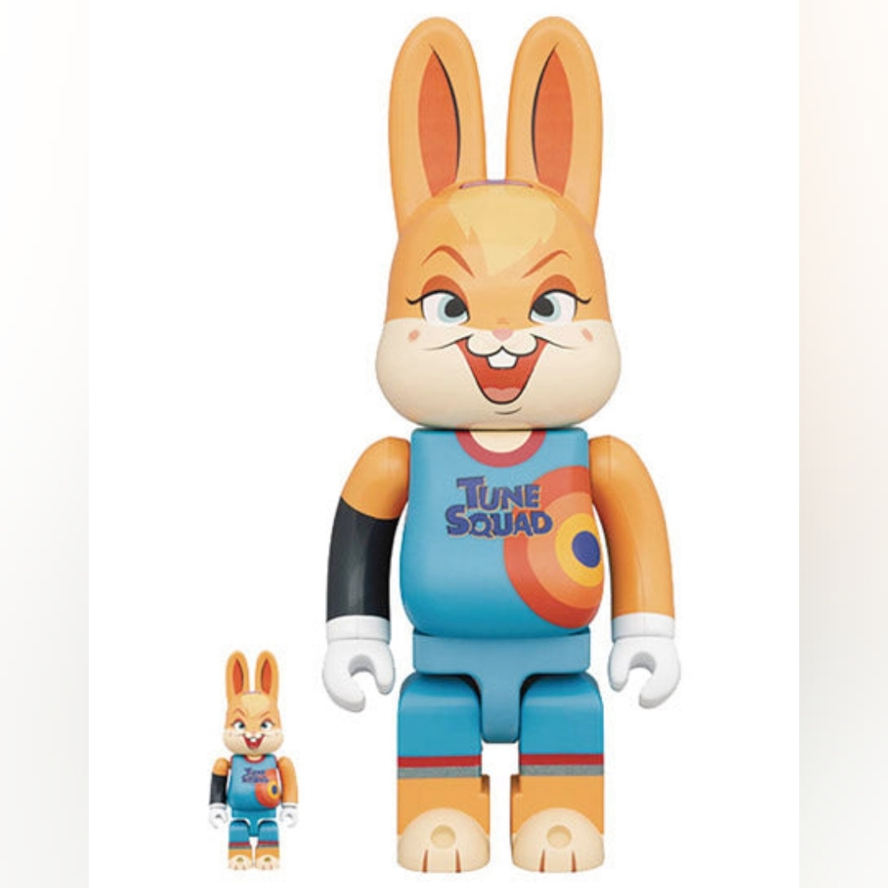 NIB Bearbrick x Space Jam: A New Legacy Rabbrick Lola Bunny 100% & 400% Set
